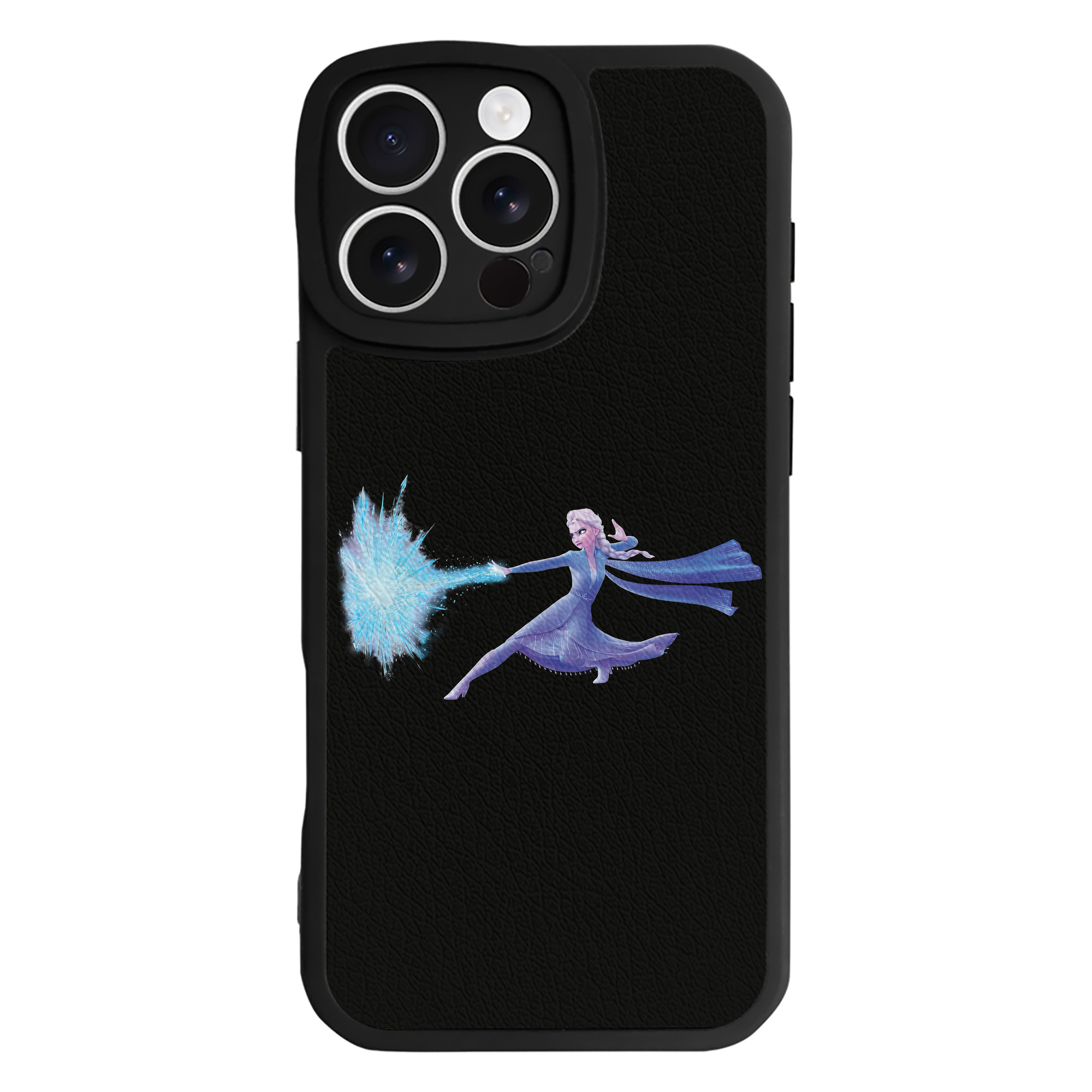 （画像用） アナと雪の女王 アンナ エルサ Frozen Anna Elsa 【iPhone 16シリーズ対応】シリコンスマホケース（レザー調） 材質：シリコン